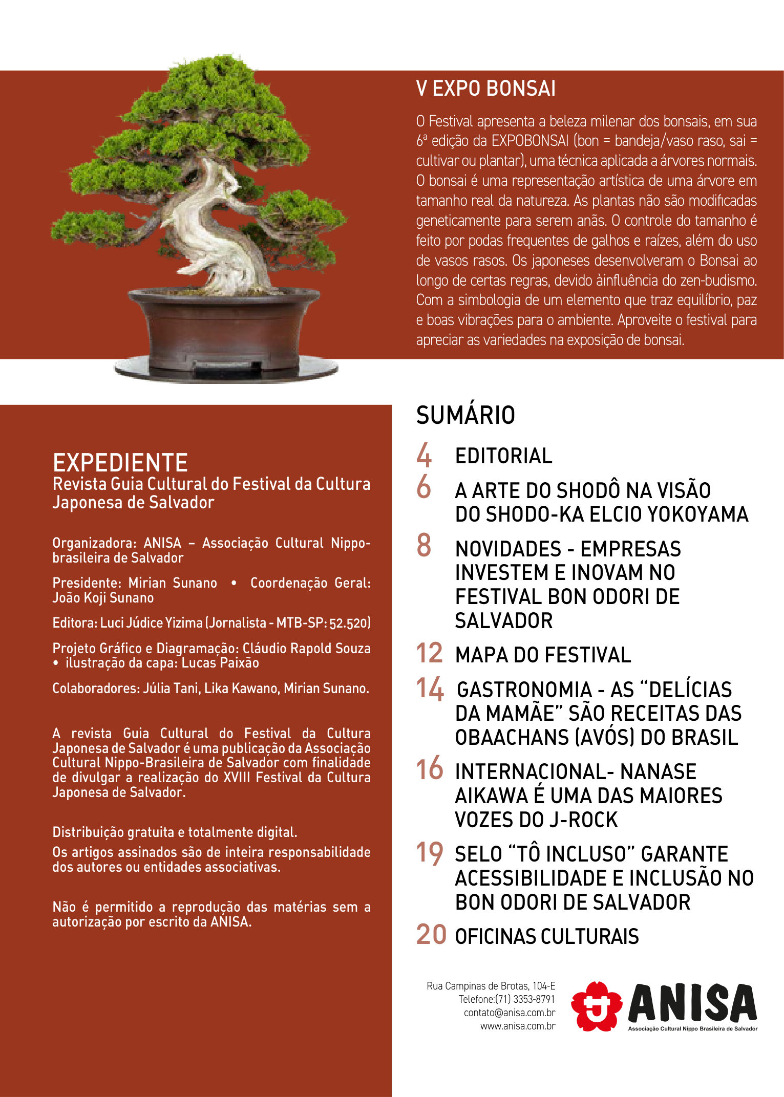 Guia Cultural do Festival da Cultura Japonesa de Salvador 2026 - página 3
