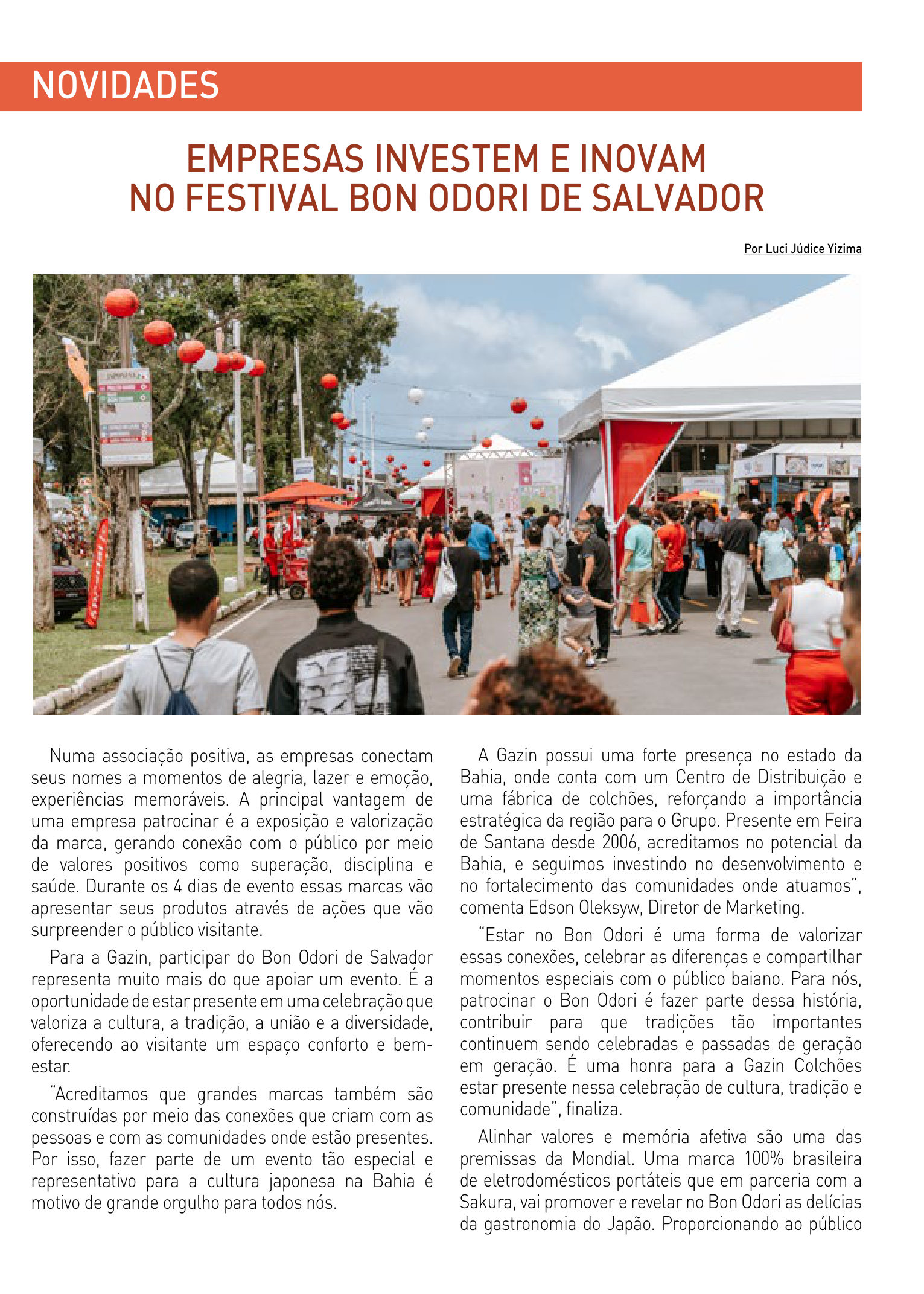 Guia Cultural do Festival da Cultura Japonesa de Salvador 2026 - página 8