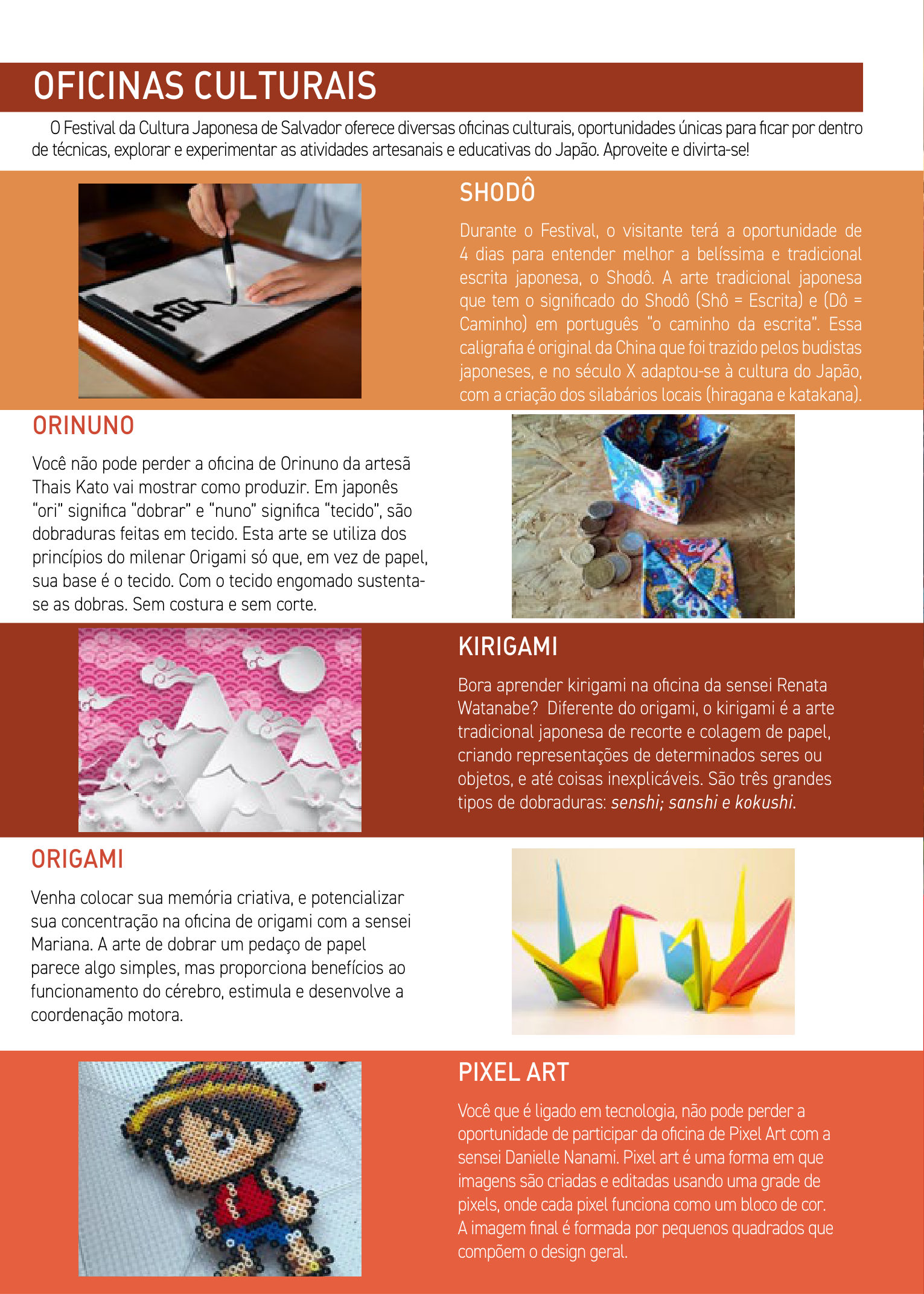 Guia Cultural do Festival da Cultura Japonesa de Salvador 2026 - página 20